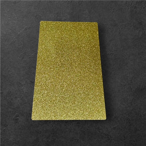 Blemished Gold Glitter Acrylic