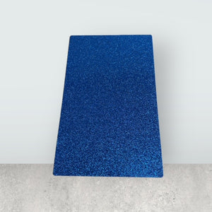 Blue Glitter Cast Acrylic