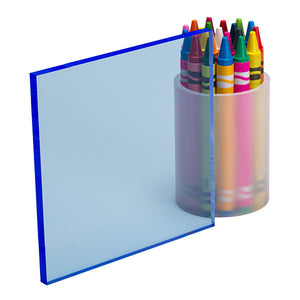Fluorescent Blue Cast Acrylic