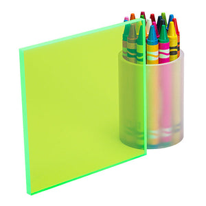 Fluorescent Green Cast Acrylic