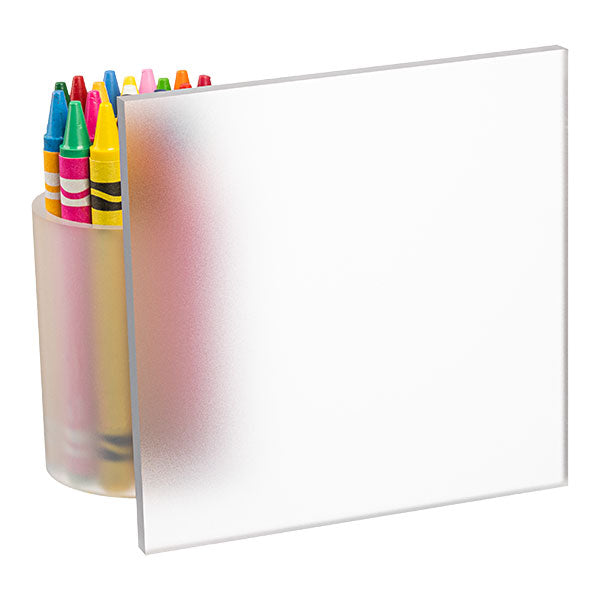 Matte/Frosted 1 Side Clear Acrylic