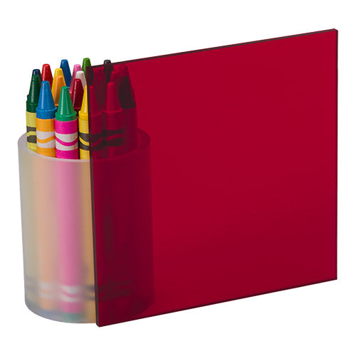 Transparent Red Cast Acrylic #2423
