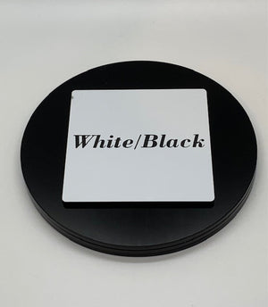 Rowmark Two-Tone (2 ply) White/Black Acrylic