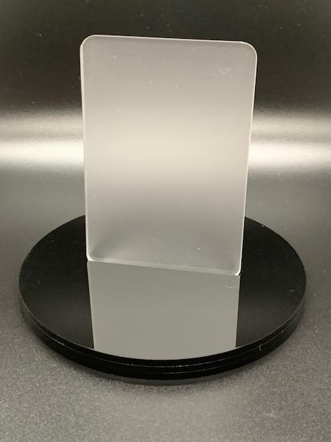 Round Frosted Clear Acrylic