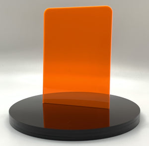 Fluorescent Orange Acrylic